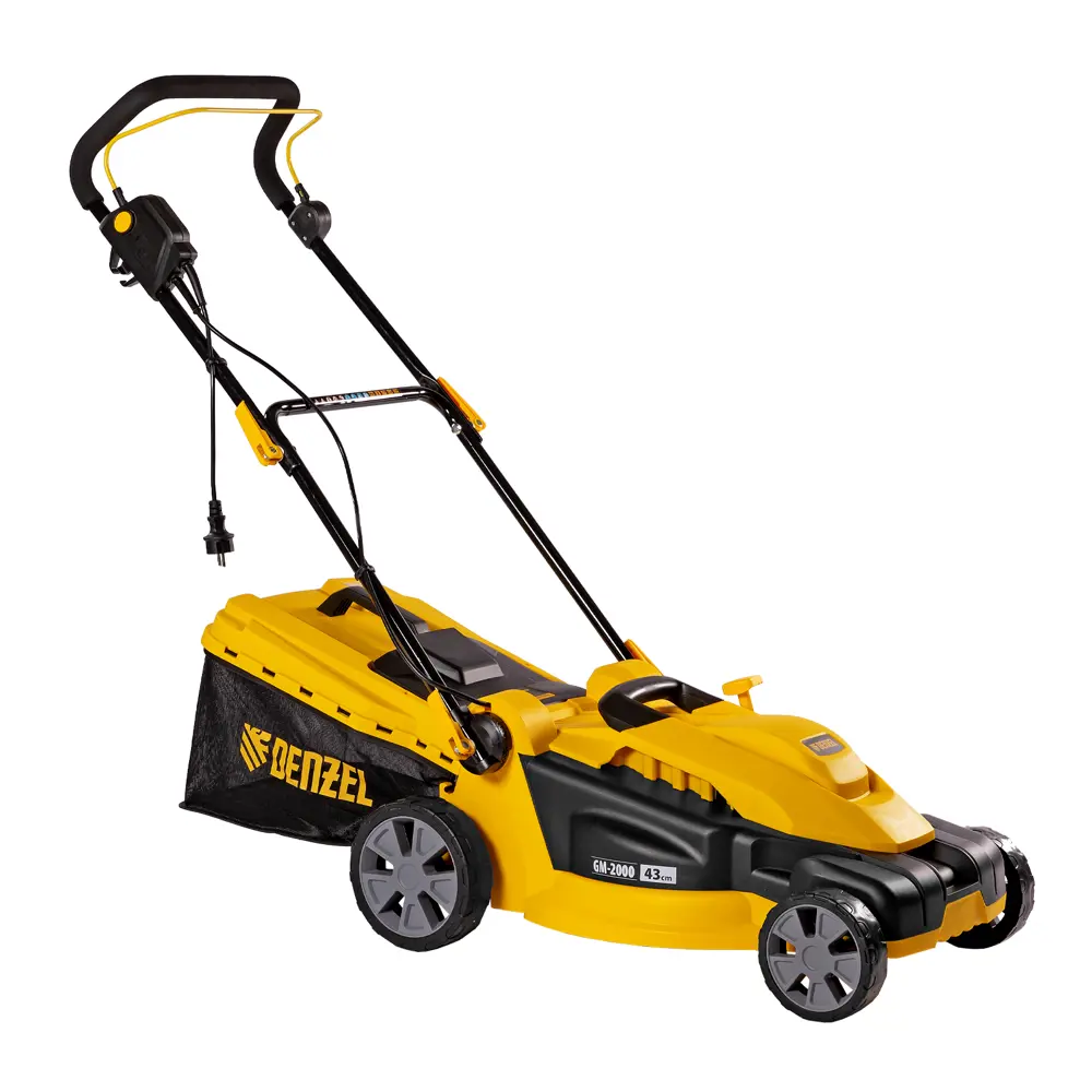 Газонокосилка электрическая Denzel GM-2000 2000 Вт 43 см STLM-2167247 - Вид №6