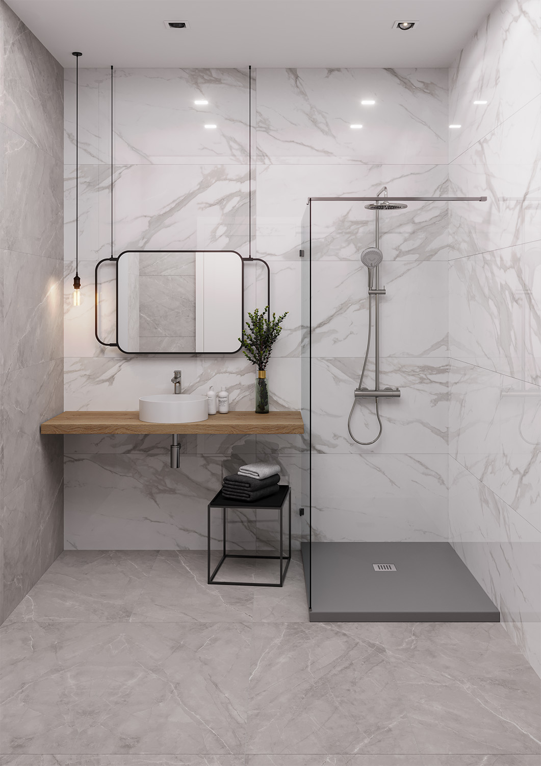 Керамогранит Staro Palacio: Элегантность мрамора STP-ST493 INCOLOR - Вид №2