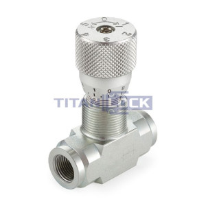 Гидравлический дроссель двунаправленный, 1", BP/BP, сталь, TL2WHT1FF TITAN LOCK