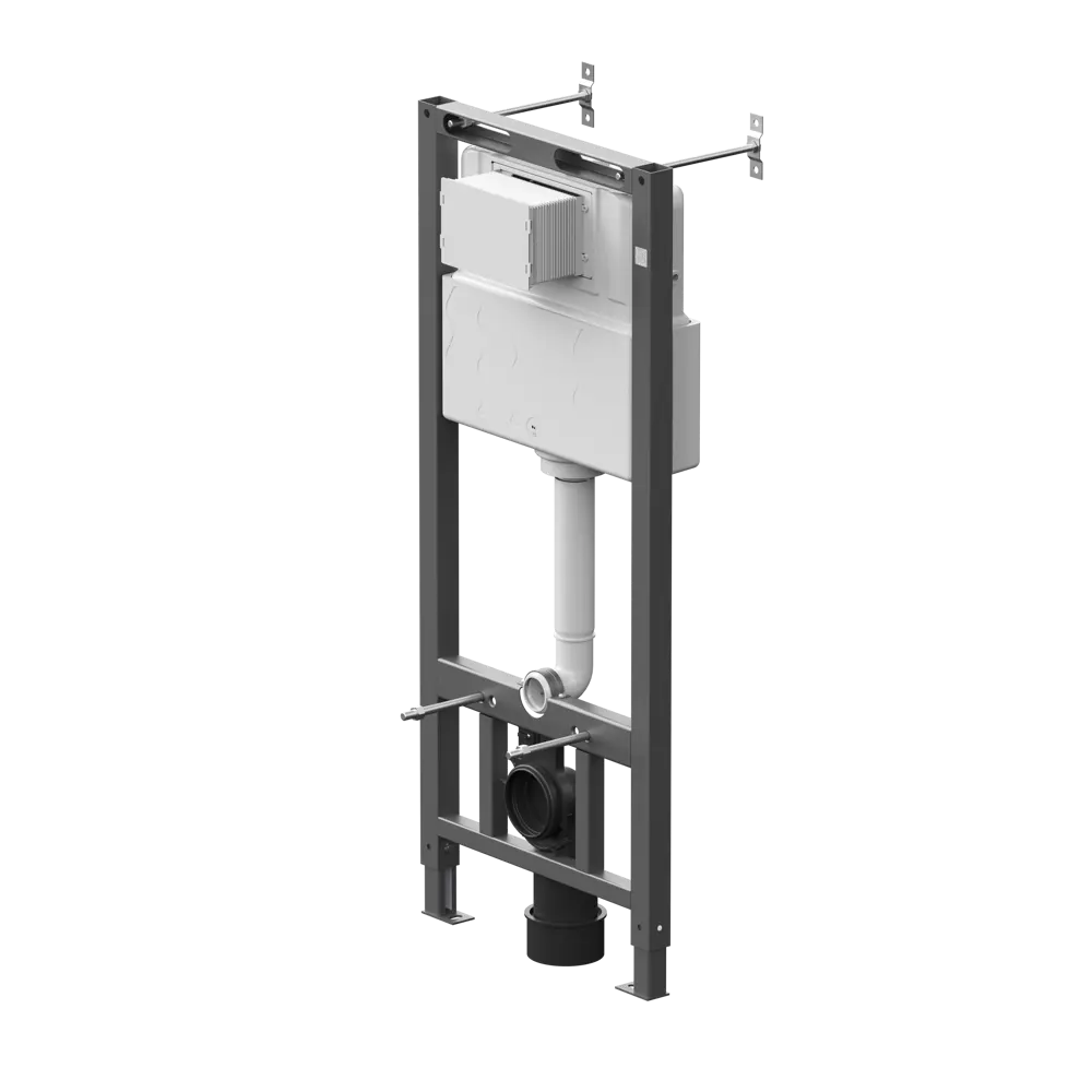 Комплект инсталляции AM.PM Tech с безободковым унитазом Moneron клавиша AM.PM Tech L хром STLM-2018227 - Вид №1