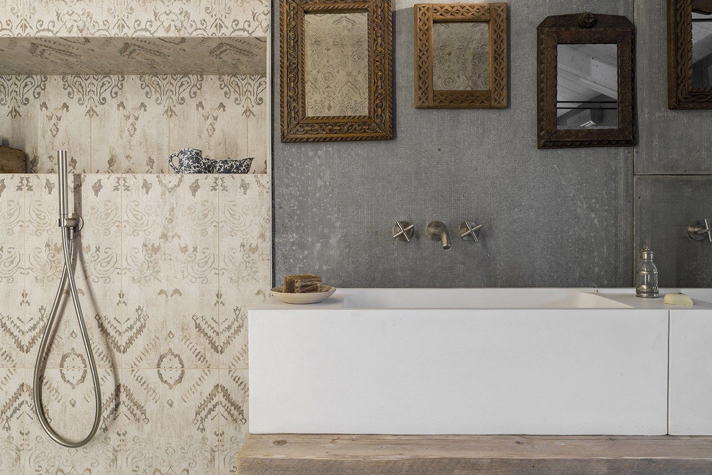 Прямоугольная бетонная подвесная раковина Moab Elledue ARCH-00132011 - Вид №6