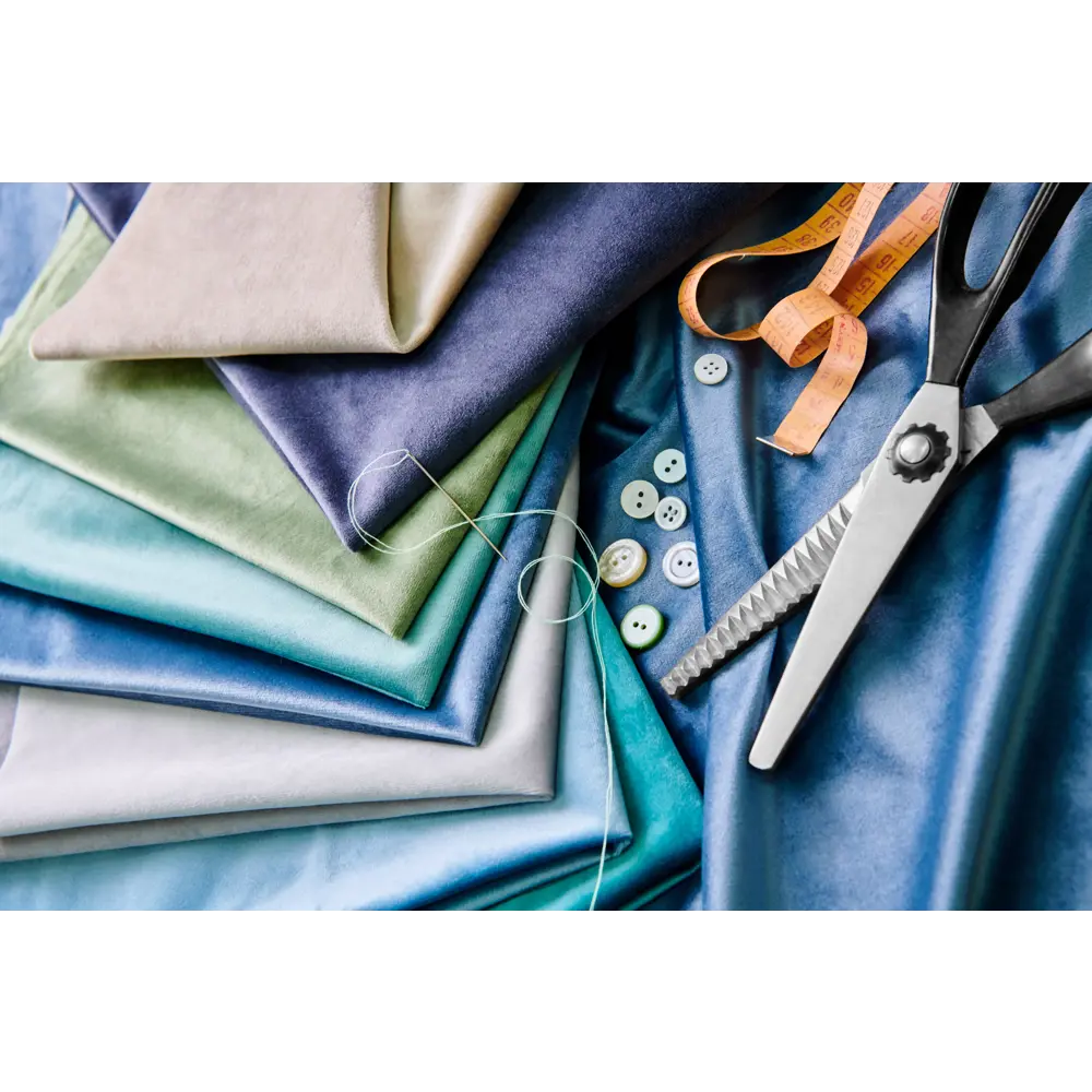 Santreyd Бархат для штор лазурь — роскошь в каждом сантиметре 82861237 STLM-0037313 - Вид №6