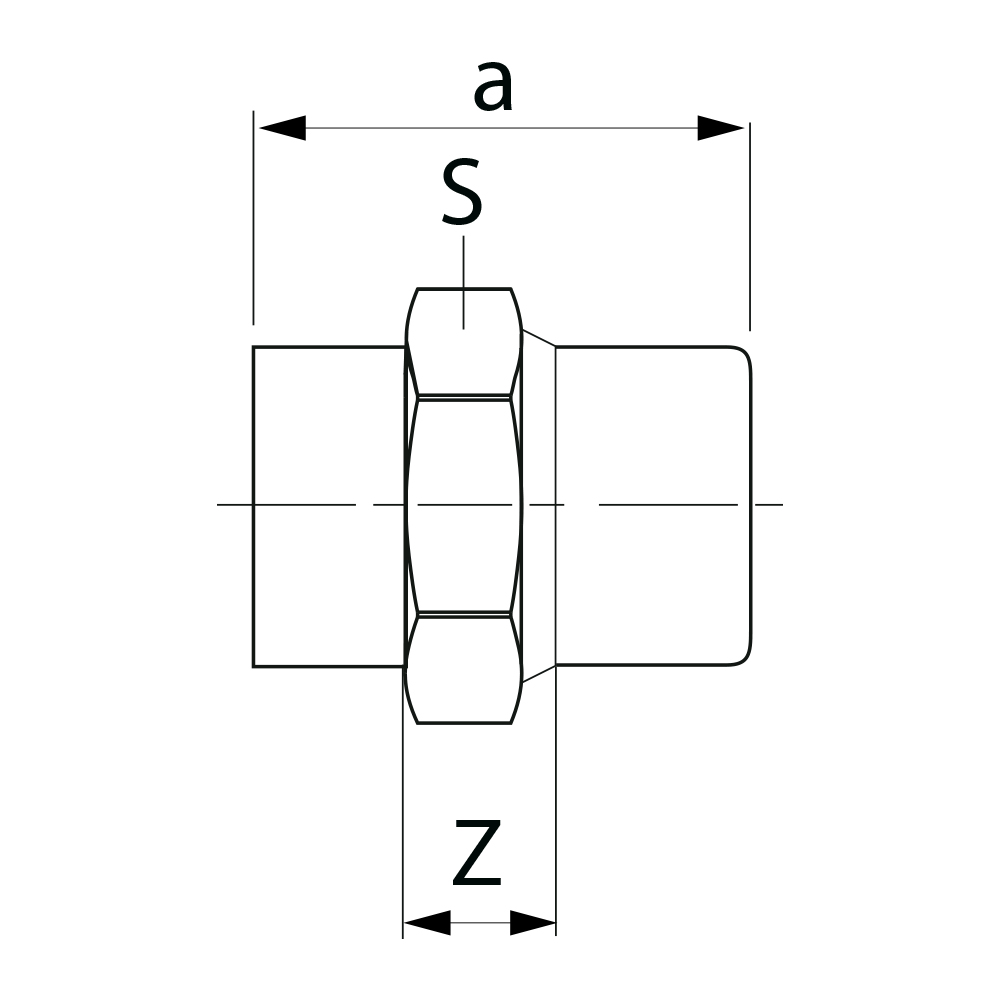 3330R012000000 Разъемные соединения Tece  - Вид №1
