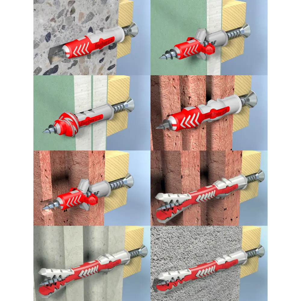 Дюбель универсальный DuoPower 10x50 мм, крюк-кольцо, 2 шт FISCHER STLM-2197411 - Вид №5