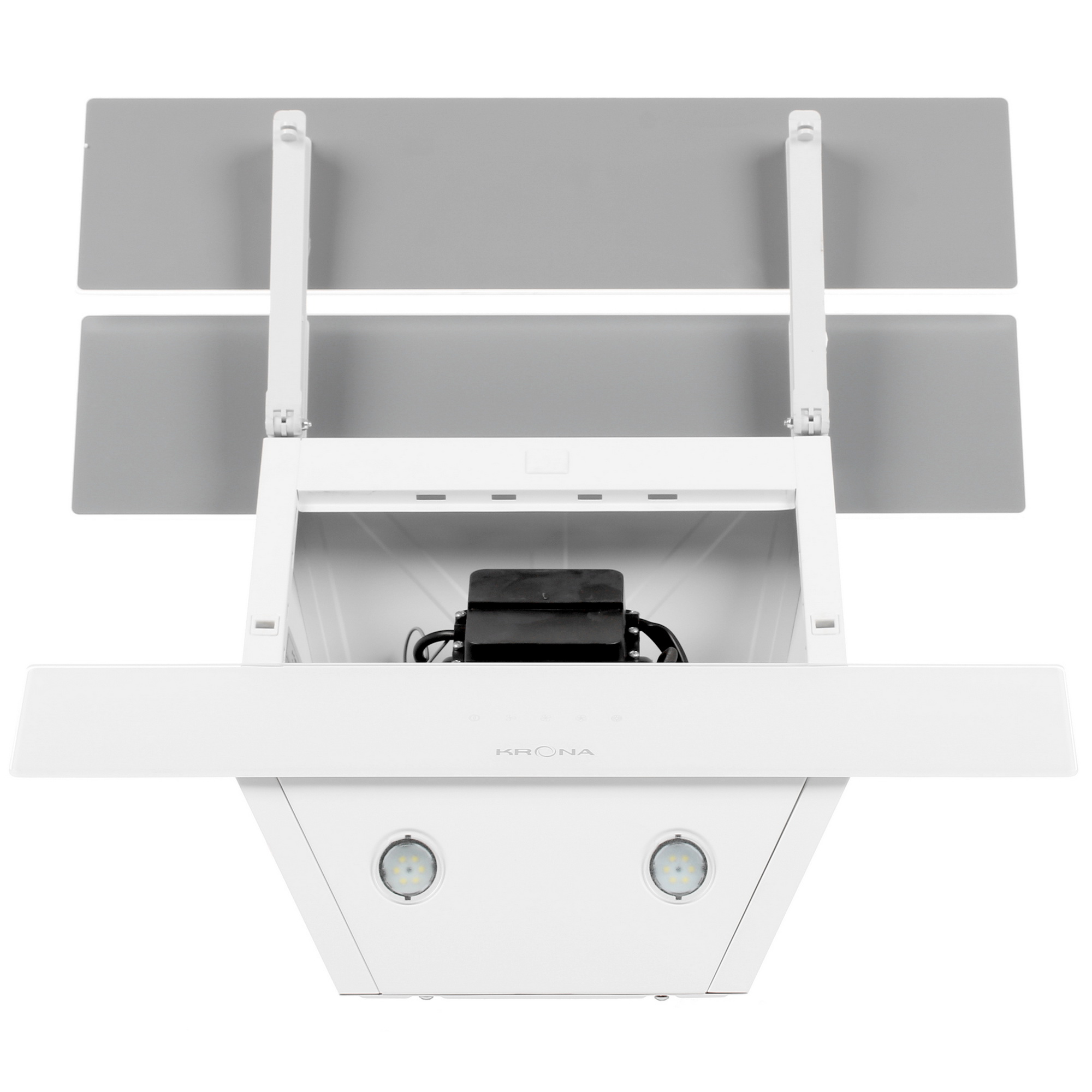 5304626 Вытяжка наклонная KRONA AURORA 600 white S белый/белый STDN-0106755 - Вид №8