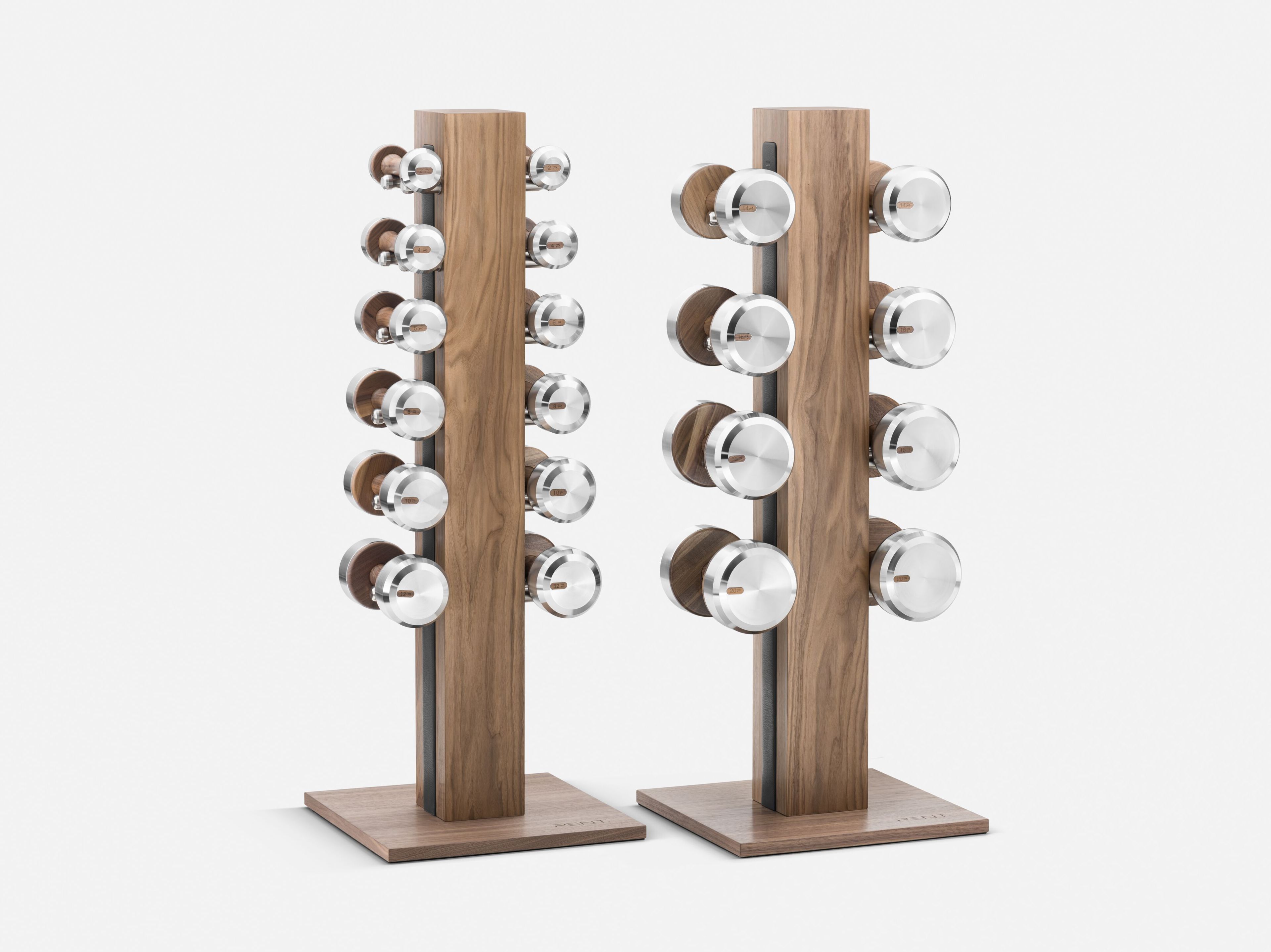 Набор гантелей из нержавеющей стали и дерева PENT Colmia ARCH-00071317