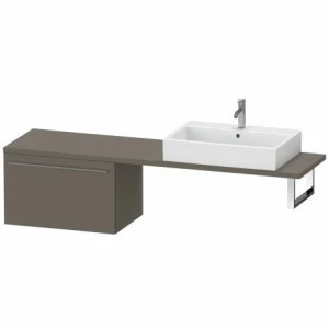 XL544309090 Шкафчик для компактной консоли X-Large #XL5443 700 x 478 мм Фланелево-серый шелковисто-матовый лак