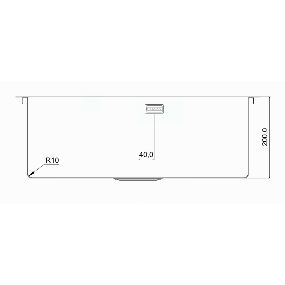 Кухонные мойки Eco Marino SMV-600-LG.A SEAMAN  - Вид №2