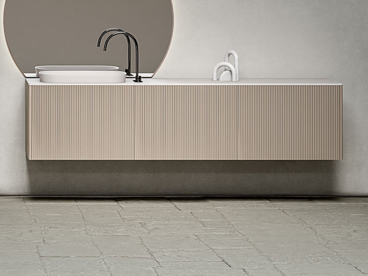 Подвесной умывальник с дверцами Fiora Influence ARCH-00119162