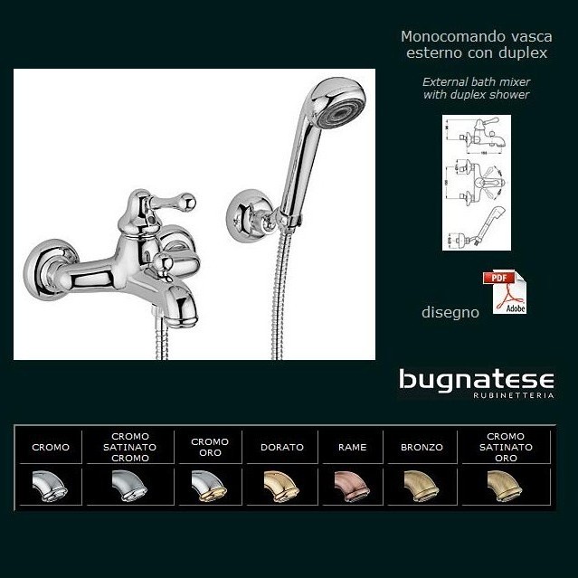 Maya Смеситель для ванны Bugnatese 4478 - Вид №1