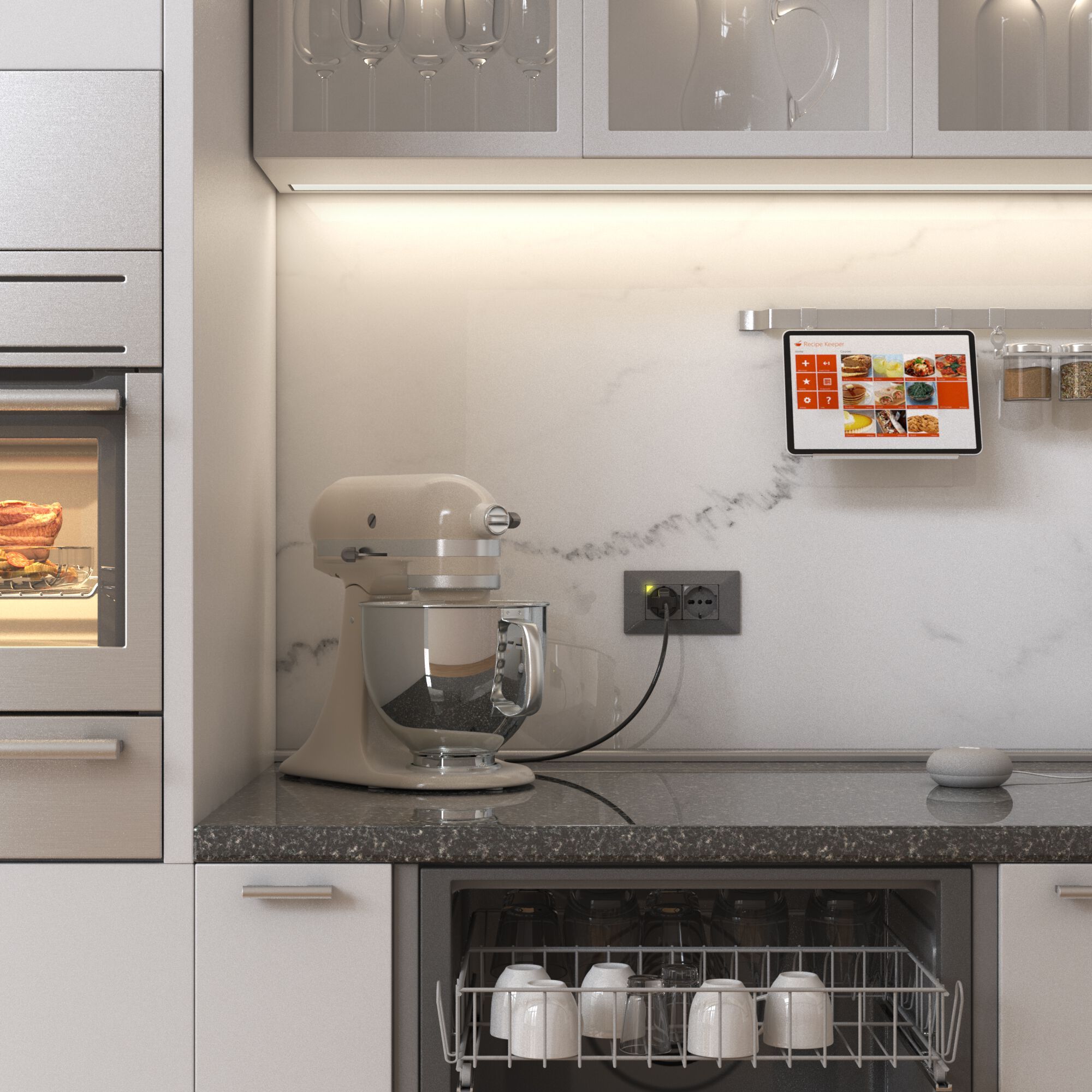 Умная одиночная электрическая розетка 4 BOX серия S ARCH-00090860 - Вид №2