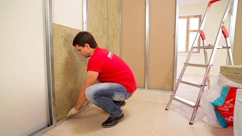 Звукоизоляция Rockwool Акустик Баттс 1000х600х100мм (3м2; 0,3м3) 14105 - Вид №2