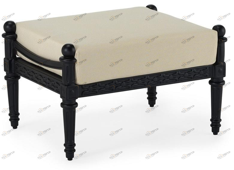 Oxley's Furniture Прямоугольная подставка для ног из алюминия Grande Grot