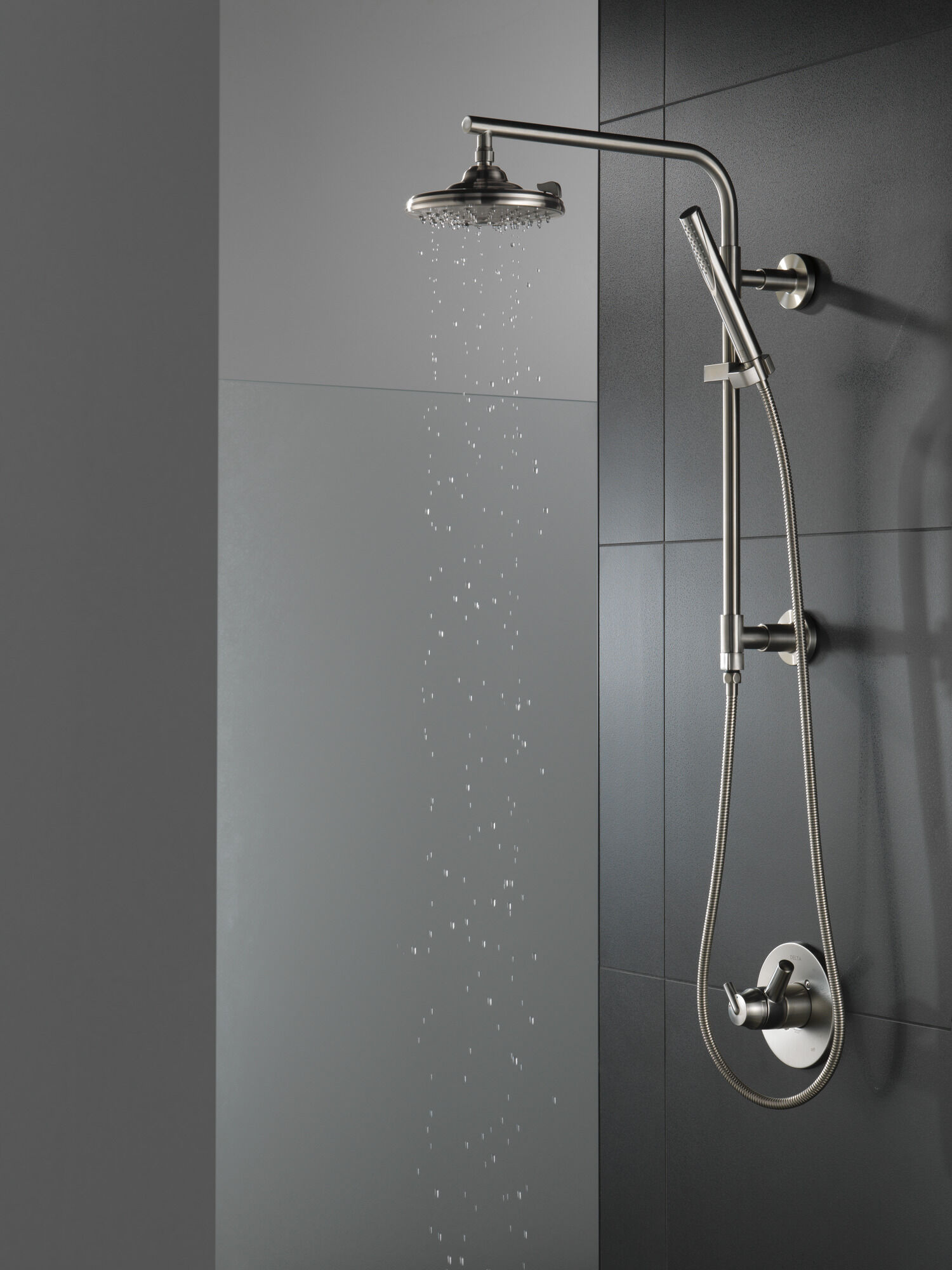 58810-SS Душевая колонна 18 дюймов, круглая Delta Faucet Universal Showering Нержавеющая сталь  - Вид №5