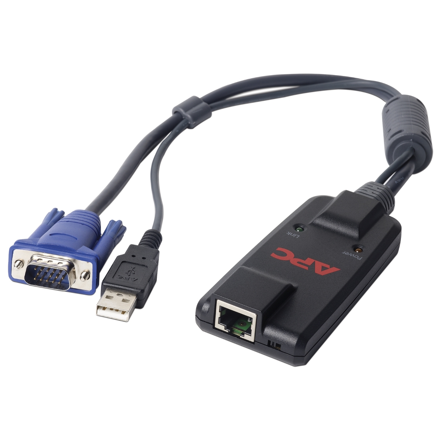 KVM-USBVM Серверный модуль APC KVM с интерфейсом USB и поддержкой функции виртуального дисковода Schneider Electric 