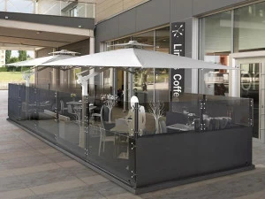 CAGIS Экран для дехора из алюминия и стекла