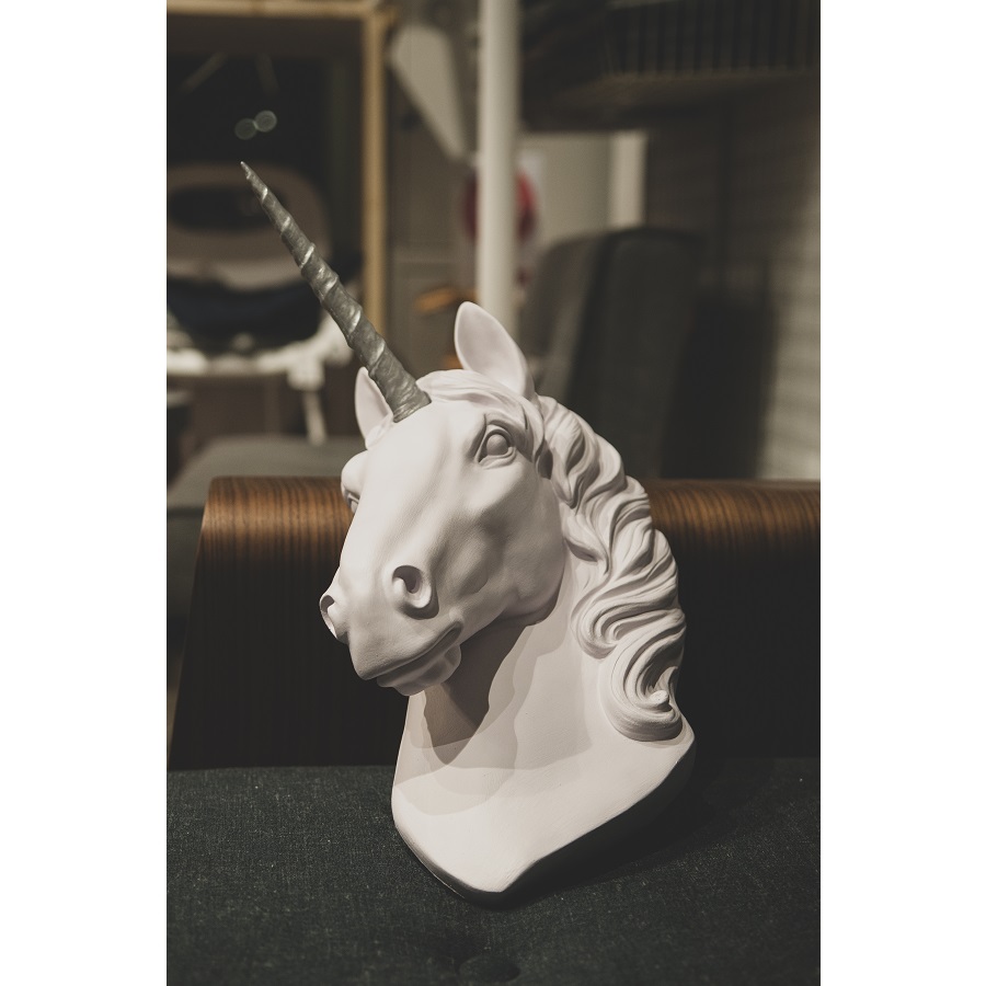 Голова декоративная «Единорог» Yagoodza, розовый/серебристый Y1010 - Вид №2