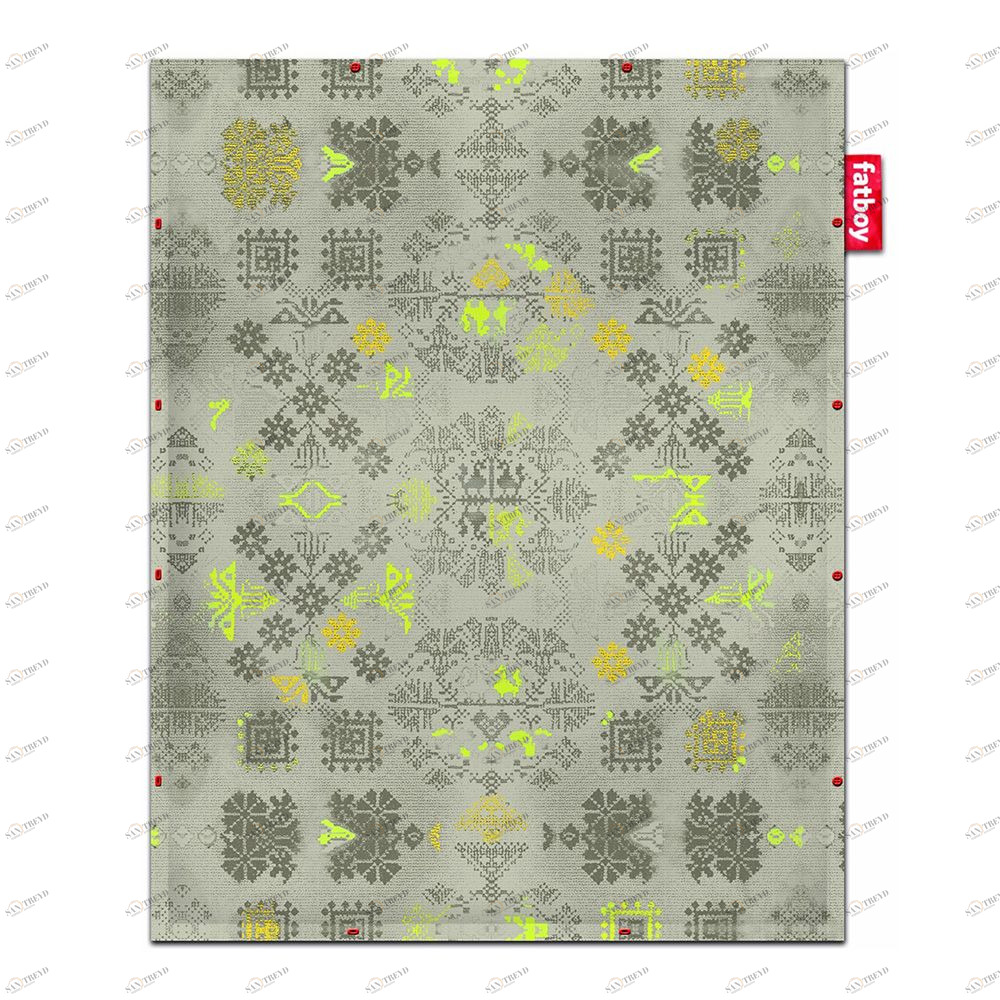 Ковер Fatboy® большой doodle лимонно-зеленый 9006408