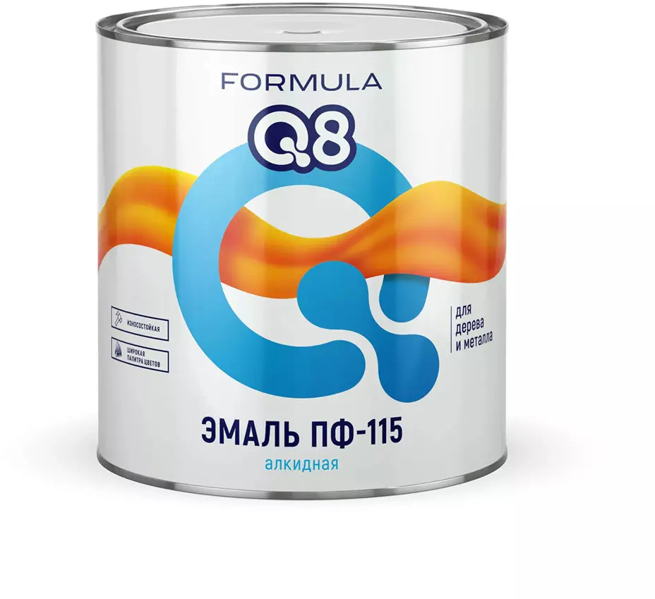 91729600 Эмаль Formula Q8 ПФ-115 глянцевая морская волна 2.7 кг STLM-0858554