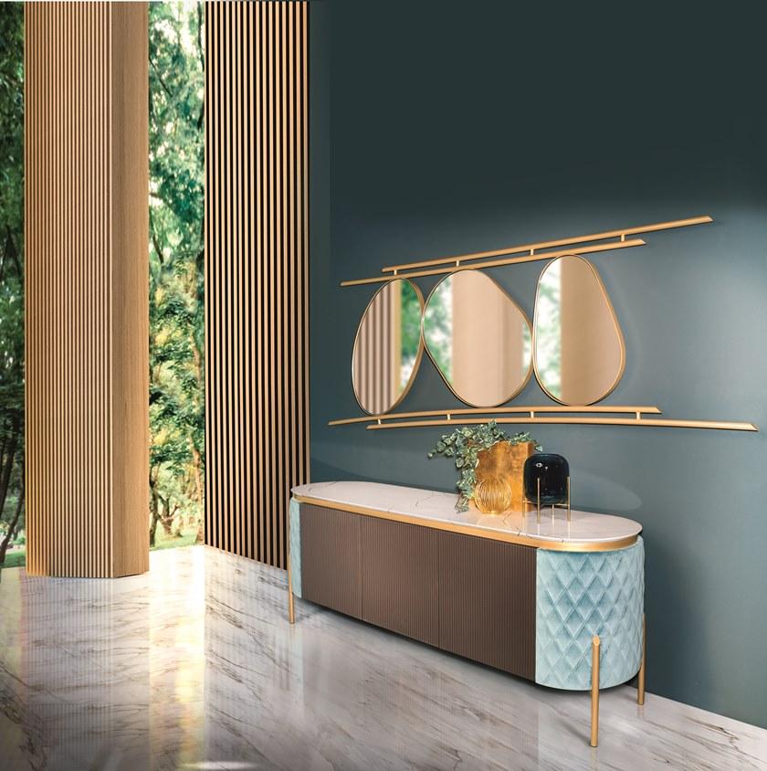 Former In Italia Настенное зеркало в металлической раме Brera sun-id-1379272 - Вид №1