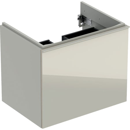 500.609.01.2 Шкафчик для раковины Geberit Acanto, с одним выдвижным ящиком, одним внутренним выдвижным ящиком и сифоном Geberit  - Вид №10