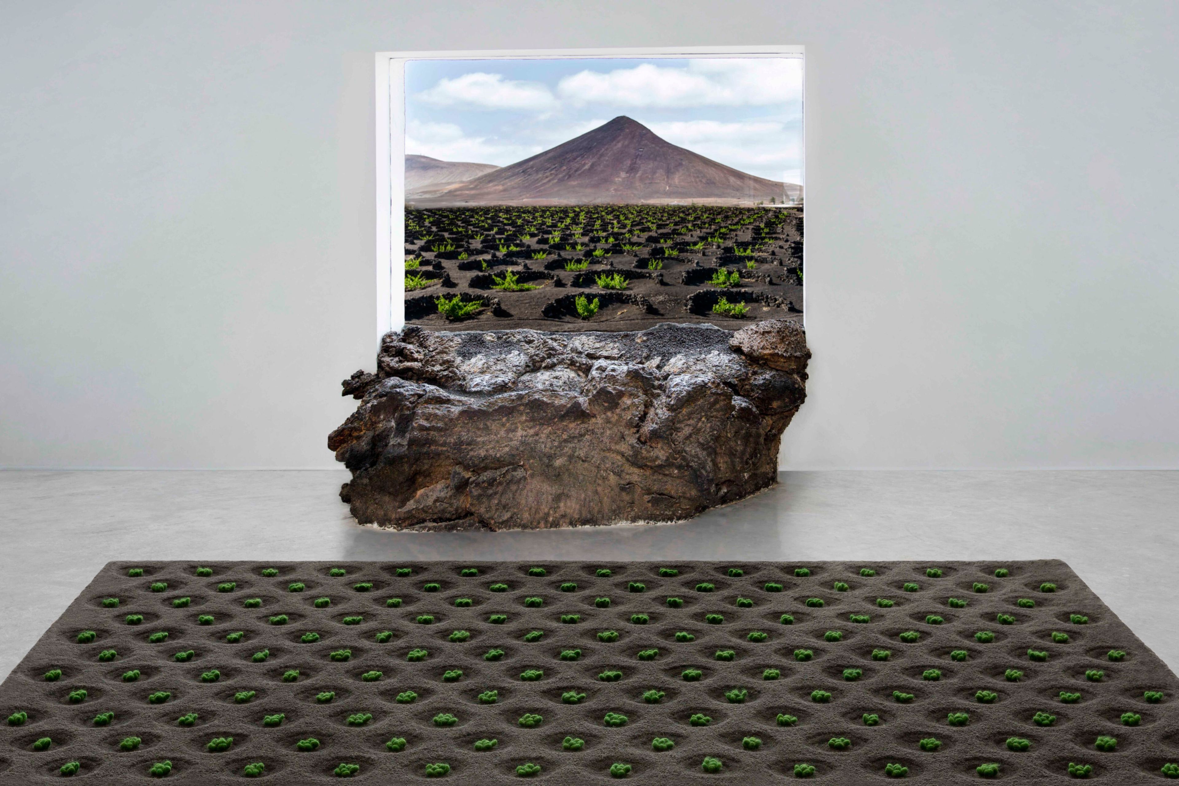 Круглый шерстяной ковер ручной работы GAN LA GERIA-LANZAROTE ARCH-00135602 - Вид №1