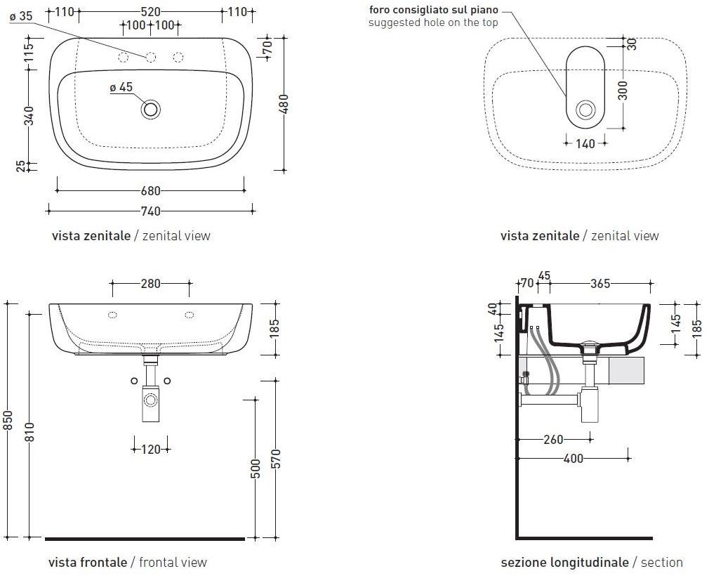 Ceramica Flaminia Mono'  Mn74l  - Вид №1