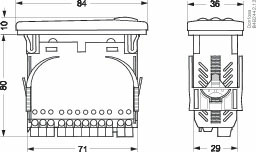 Danfoss EKC 202x EKC 202D Контроллер испарителя и уровня 084B8536  - Вид №10