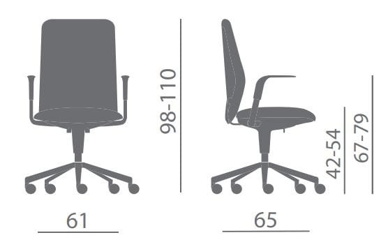 Операционный офисный стул Kastel Каппа ARCH-00065985 - Вид №13
