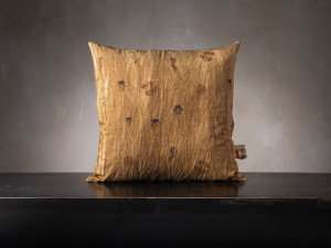 Квадратная подушка из вискозы и хлопка