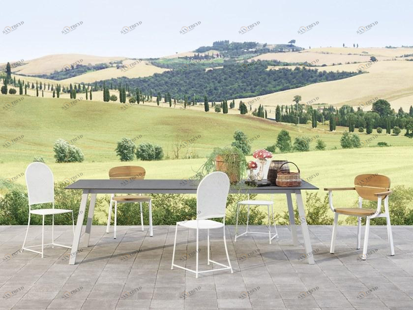 Gervasoni Прямоугольный стол с бетонной столешницей Gervasoni outdoor sun-id-1449098