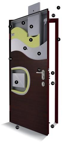 DiBi Porte Blindate Бронированная дверь со съемными сокровищами безопасности sun-id-1491950 - Вид №1