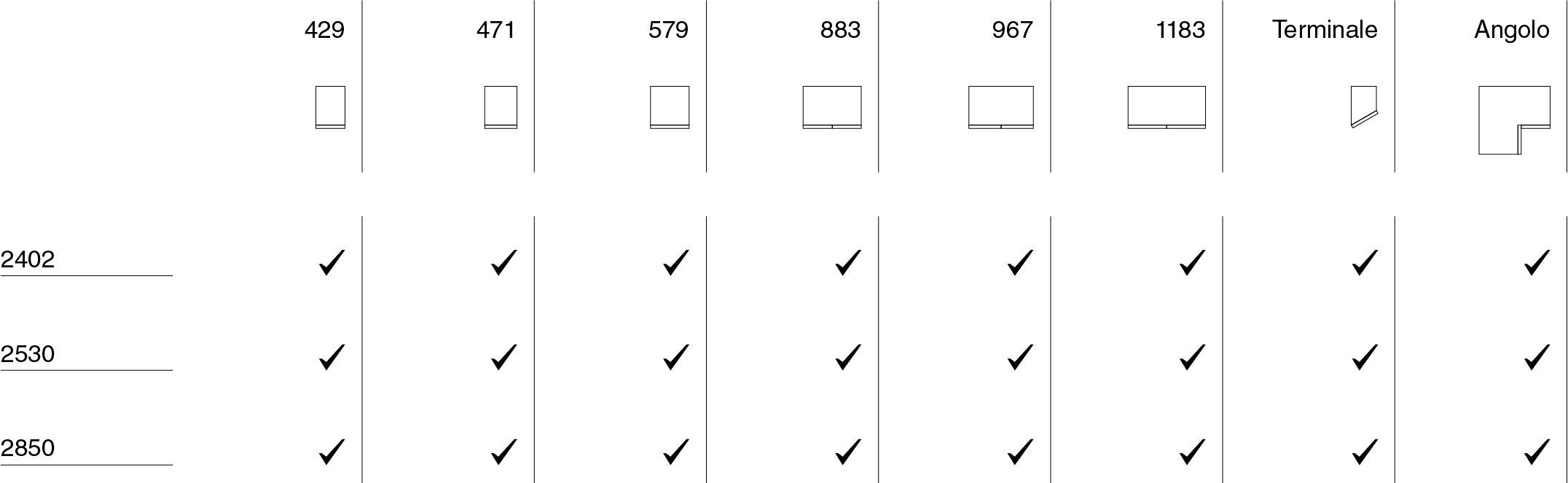 Деревянный секционный шкаф Santalucia Mobili LISCIA BATTENTE ARCH-00142989 - Вид №9