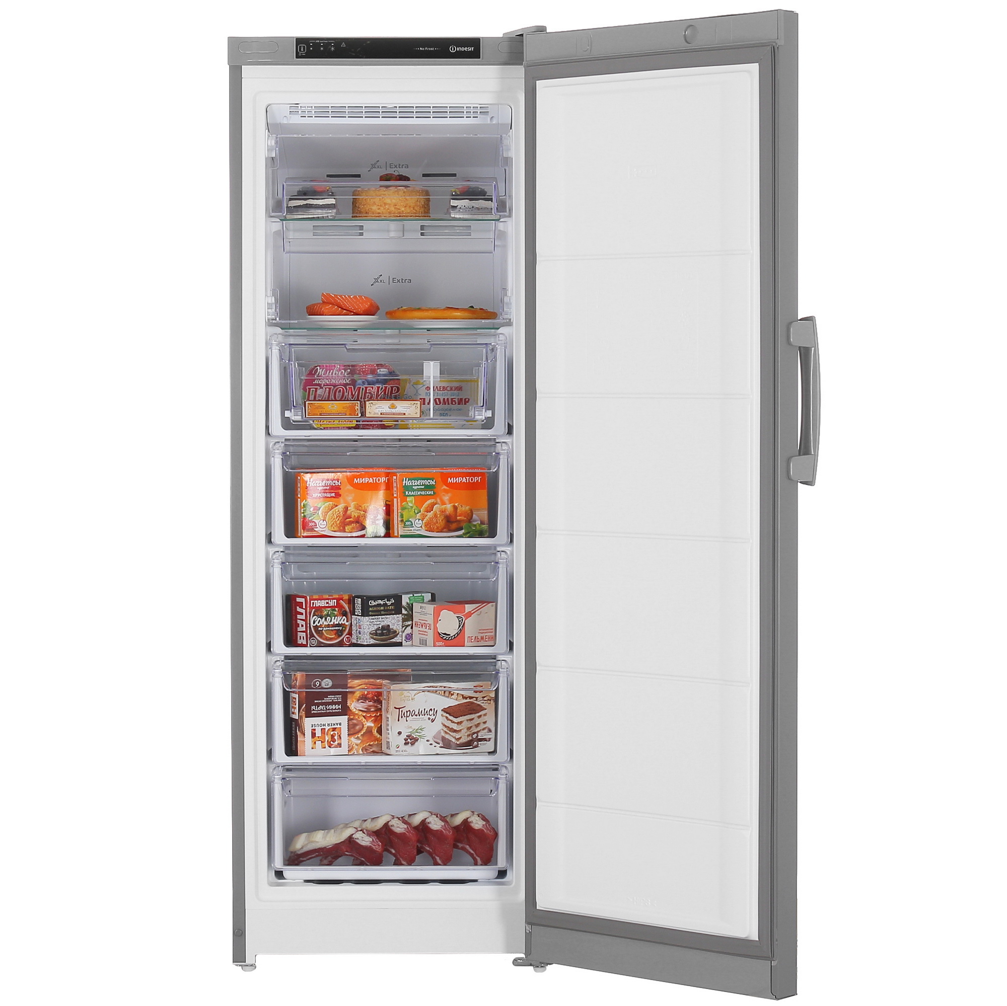 9094715 Морозильный шкаф  Indesit DFZ 5175 G серебристый STDN-0092965 - Вид №5