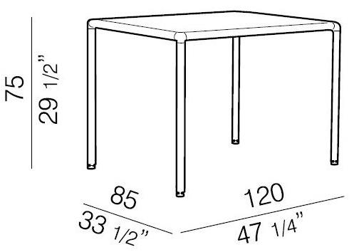 REXITE Прямоугольный стол из хрусталя sun-id-1351376 - Вид №4