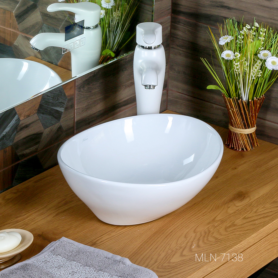 Накладная раковина melana mln-7138 7138-805 - Вид №5