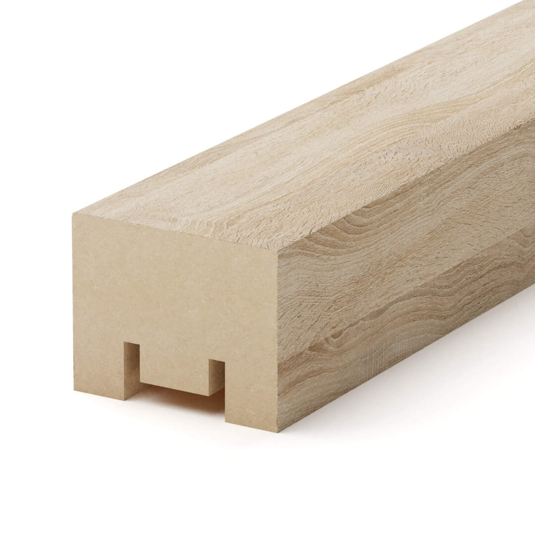 Интерьерная рейка МДФ STELLA Ривьера Дуб Сонома 40*30*2700 (уп.4 шт.) Standart STSR-858