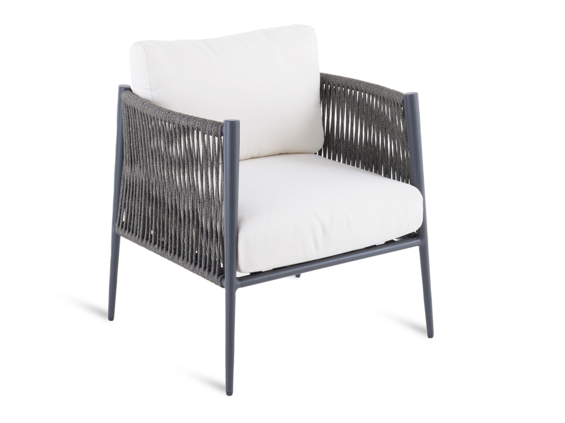 Алюминиевый садовый стул и полиолефиновая веревка Unopiù свет ARCH-00077755