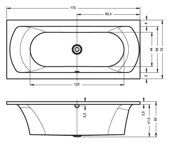 BB4400500000000_lux8 Гидромассажная ванна Riho Lima Santreyd - Вид №3