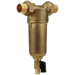 Промывной фильтр для ГВС Посейдон 1/2" НР 100 мкм латунь 13616