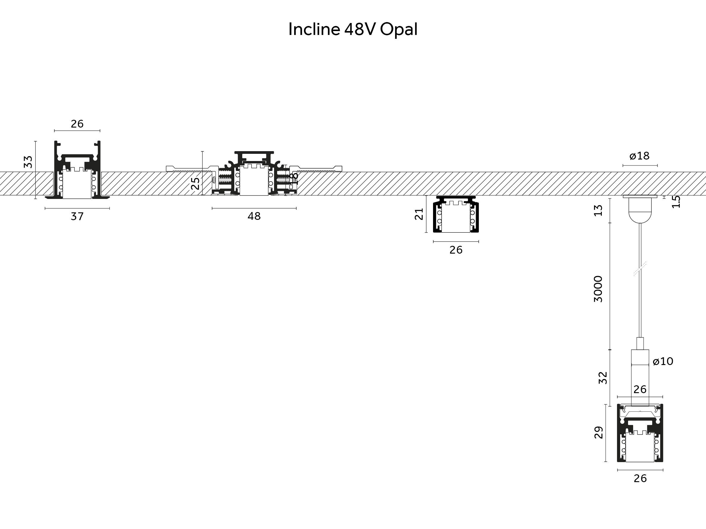 Алюминиевое светодиодное освещение Reggiani 48 V System ARCH-00022731 - Вид №5