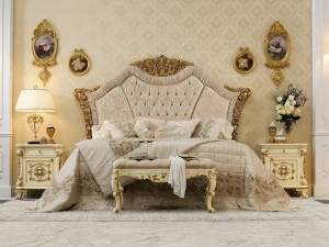 Modenese Gastone Двуспальная кровать с мягким изголовьем Deluxe