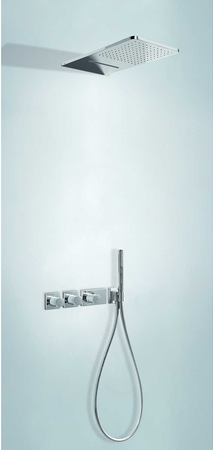 БЛОЧНАЯ СИСТЕМА блочная система 3-ходовой скрытый термостатический смеситель для душа в комплекте-20735302 TRES