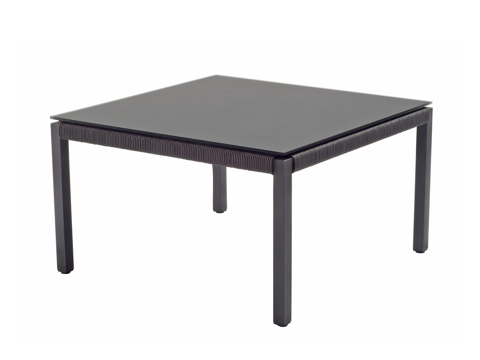 Стеклянный квадратный садовый столик solpuri клуб ARCH-00125983