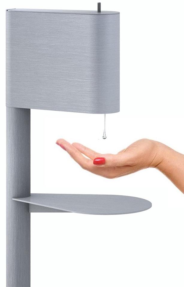 Vela Arredamenti Инфракрасный дозатор дезинфицирующего геля из металла Elite sun-id-1506389 - Вид №4