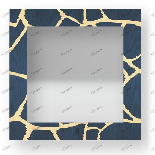 LIGNIS® Квадратное настенное зеркало в раме Dolcevita animalier 12.015