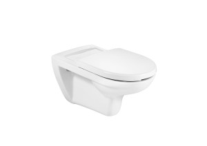 AZ46217000 Подвесной унитаз с горизонтальным выпуском (включает чашу, крышку и кольцо с передним отверстием) ROCA Access