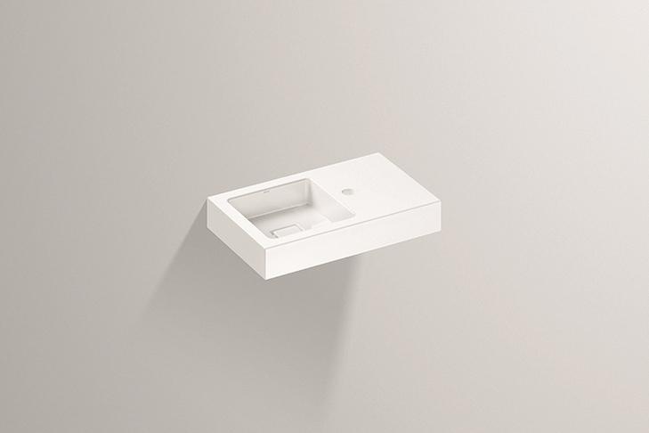 4279000000 Умывальник, wt.qs525h.l, белая, proshield Alape серия Q 