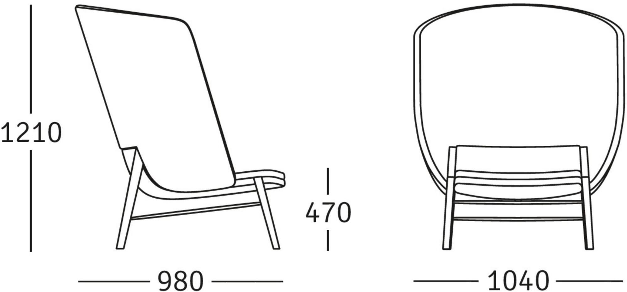 ROSSIN Мягкое кресло с высокой спинкой Cleo wood sun-id-1467714 - Вид №11