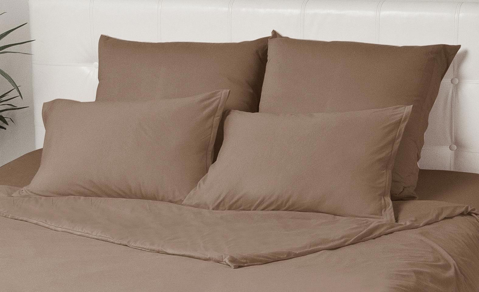 90388042 Наволочка ENT-46/мокко, 40x60 см, хлопок, цвет мокко Tencel STLM-0209883 EDELSON